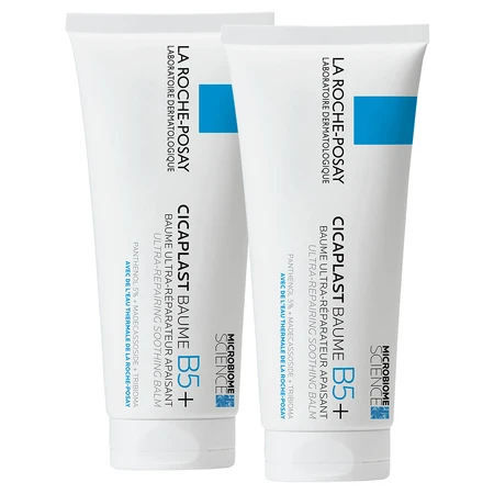 La Roche-Posay Cicaplast Baume B5+ kit, verzachtende regenererende lotion, 2 x 100 ml