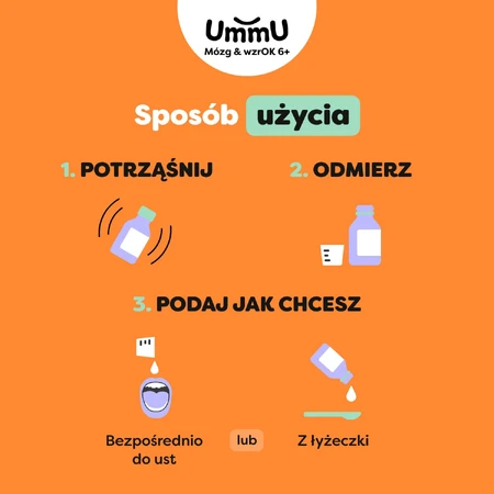 UmmU Brain & Brain, pentru copii de la 6 ani, lichid, 150 ml