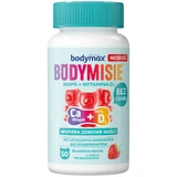 Bodymax Bodymisie Calcium + Vit D, gelei voor kinderen vanaf 3 jaar en volwassenen, aardbeiensmaak, 50 stuks