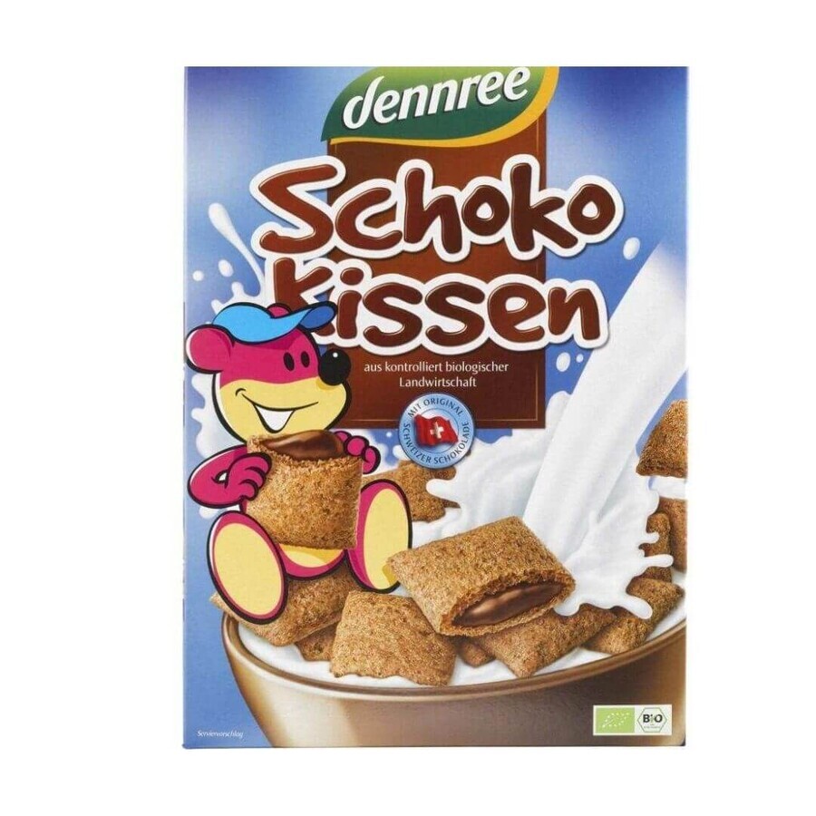 Krokante chocolade soesjes, 375 gram, Dennree