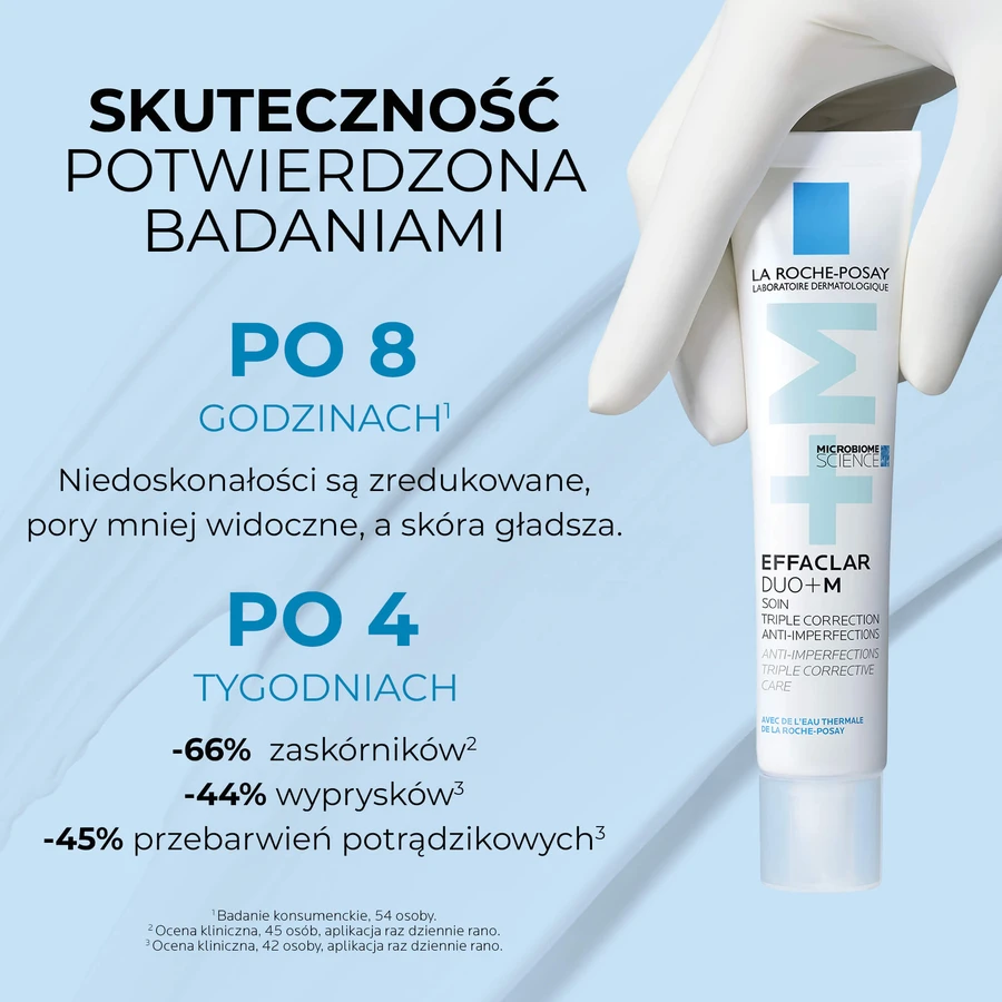 Set La Roche-Posay Cicaplast Baume B5+, loțiune regenerantă calmantă, 40 ml + Effaclar DUO+M, cremă hidratantă pentru ten acneic, 40 ml