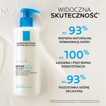 Set La Roche-Posay Cicaplast Baume B5+, verzachtende regenererende lotion, 100 ml + Lipikar Syndet AP+, wascrème voor het lichaam, vanaf de geboorte, 400 ml