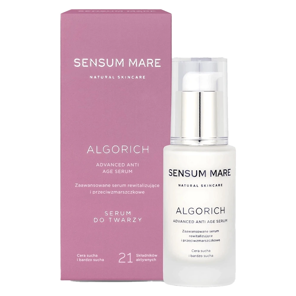 Sensum Mare Algorich, geavanceerd revitaliserend en antirimpelserum, droge en zeer droge huid, 30 ml
