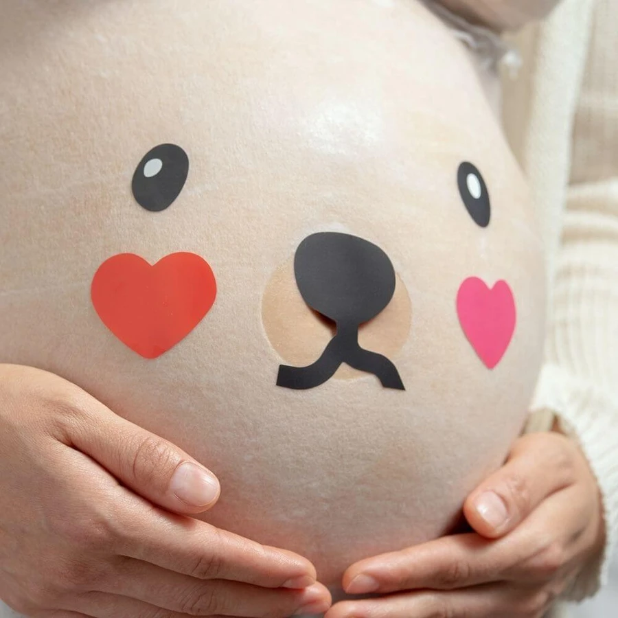 Tntn mom's, mască hidratantă pentru burtă pentru femeile însărcinate, 7 bucăți