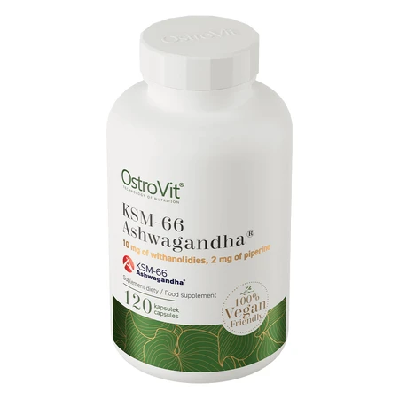 OstroVit KSM-66 Ashwagandha, 120 Kapseln