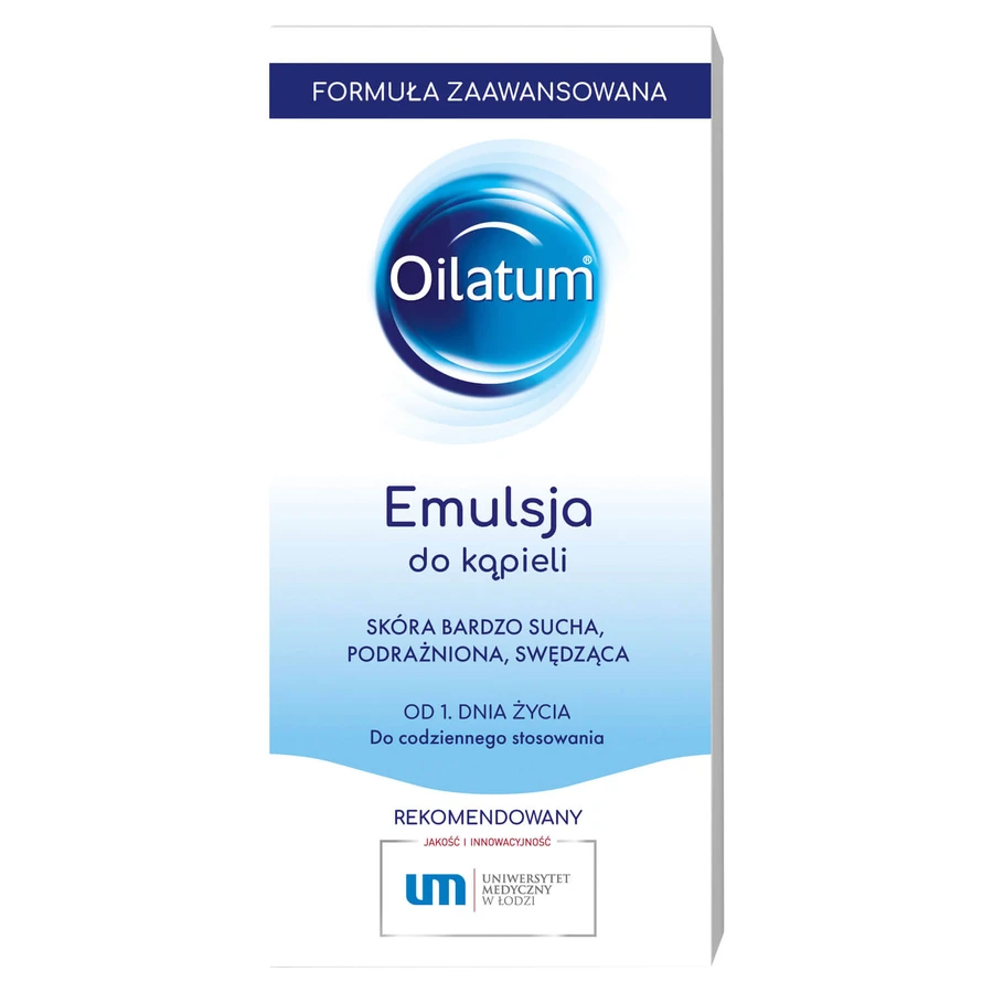 Set Oilatum Advanced Formula, Badeemulsion, ab dem 1. Lebenstag, 2 x 400 ml