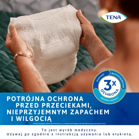 Tena Lady Pants Creme, mutandine assorbenti, taglia L, 95-130 cm, Plus, 8 pezzi
