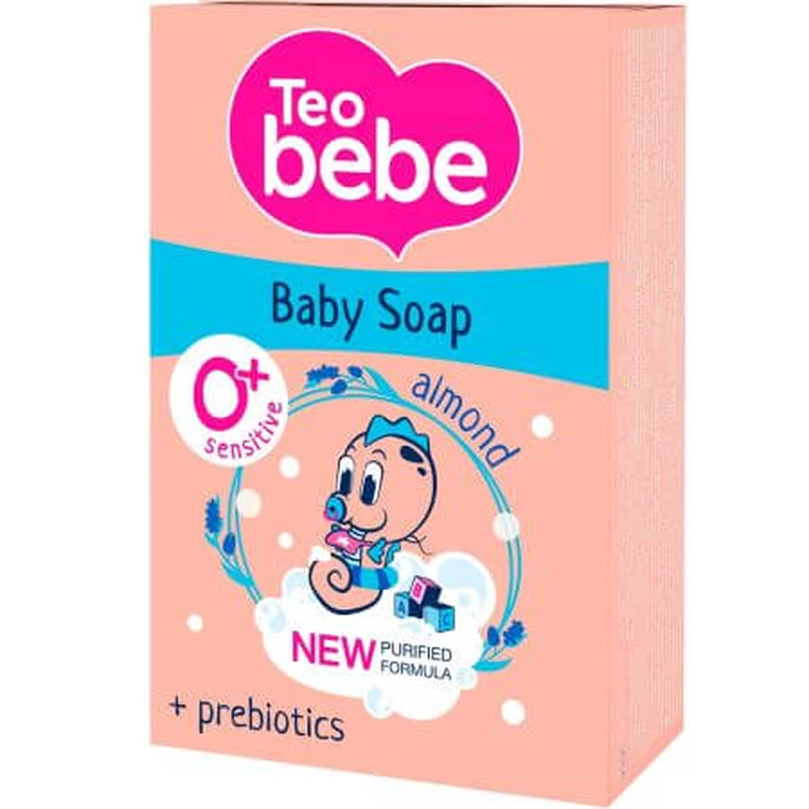 Jabón Bebé Aceite de Almendras, 75 g, Teo Bebe