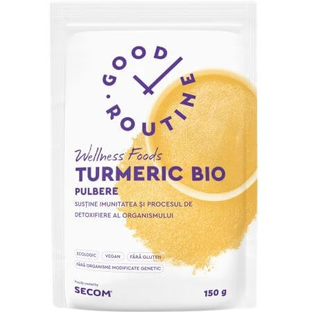Kurkuma Poeder Biologisch Goed Routine, 150 g, Secom