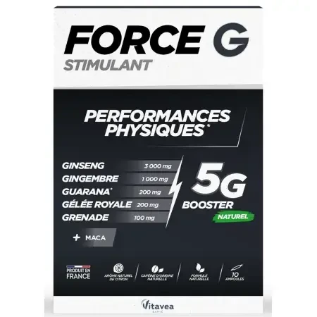 Force G Stimulans, 10 drinkbare flesjes, Vitavea