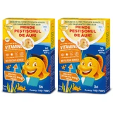 Möller's Omega 3 Gummivis en citroen- en sinaasappelsmaak, 2x36 geleitjes, Möller's