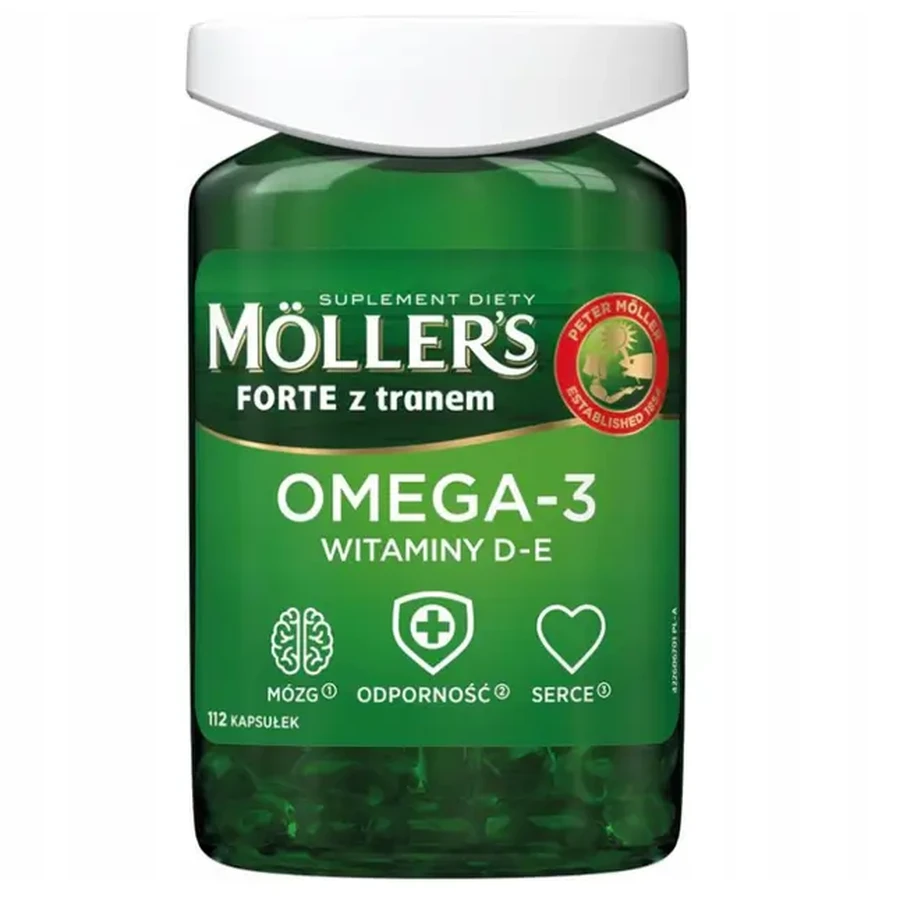 Möller's Fish Oil Forte Omega-3, 2 x 112 capsules