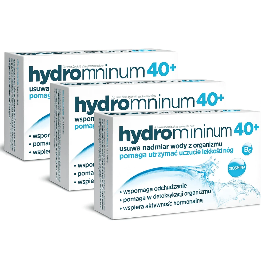 Hydrominum 40+, voor vrouwen vanaf 40 jaar, 3 x 30 tabletten