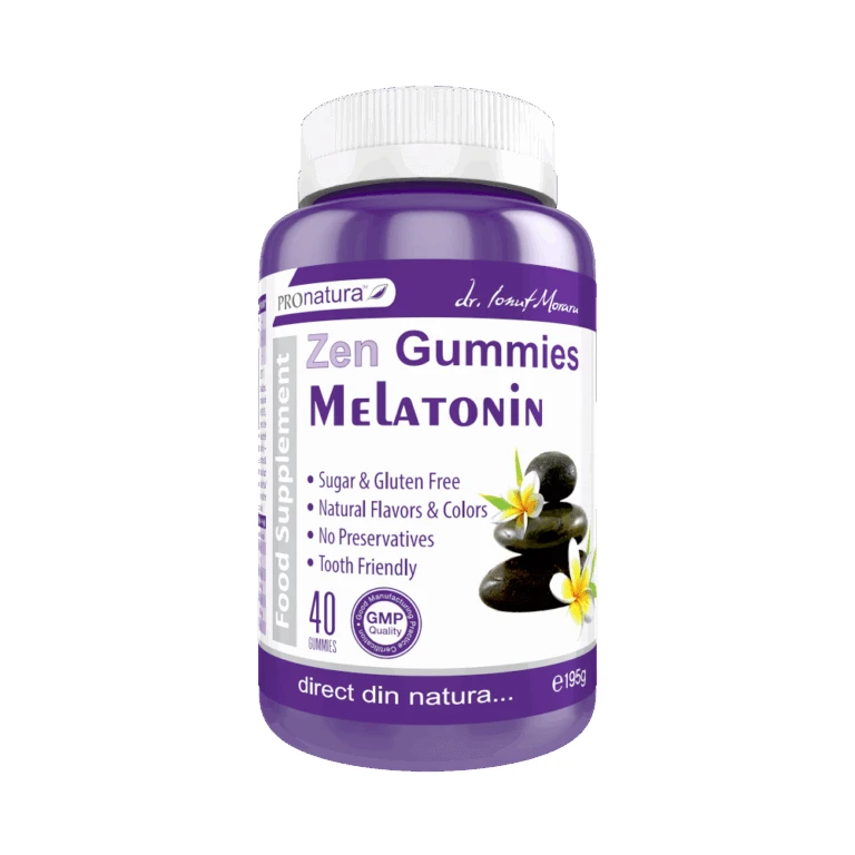 Zen Gummies Melatonine 40 jelly's, Pro Natura