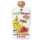 Biologische bananenpuree, aardbeien en quinoa 100 g, Erdbar