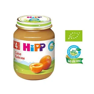 Organic Apricot puree, +4 months, 125 g, Hipp
