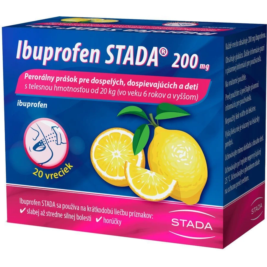 Ibuprofeno polvo oral 20 uds