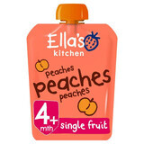 Purea di pesche biologiche, 70 gr, Ella's Kitchen