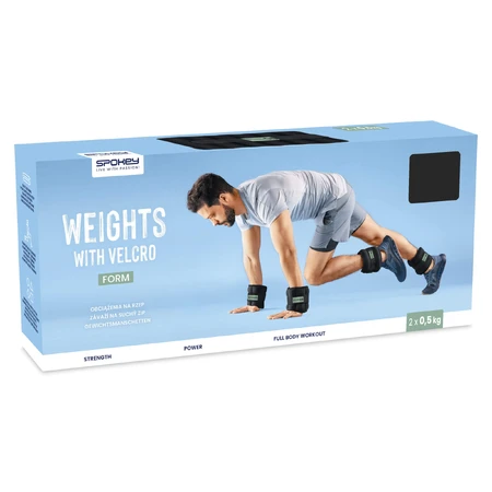 Spokey Form, Knöchel- und Handgelenkgewichte, 0,5 kg, 2 Stück