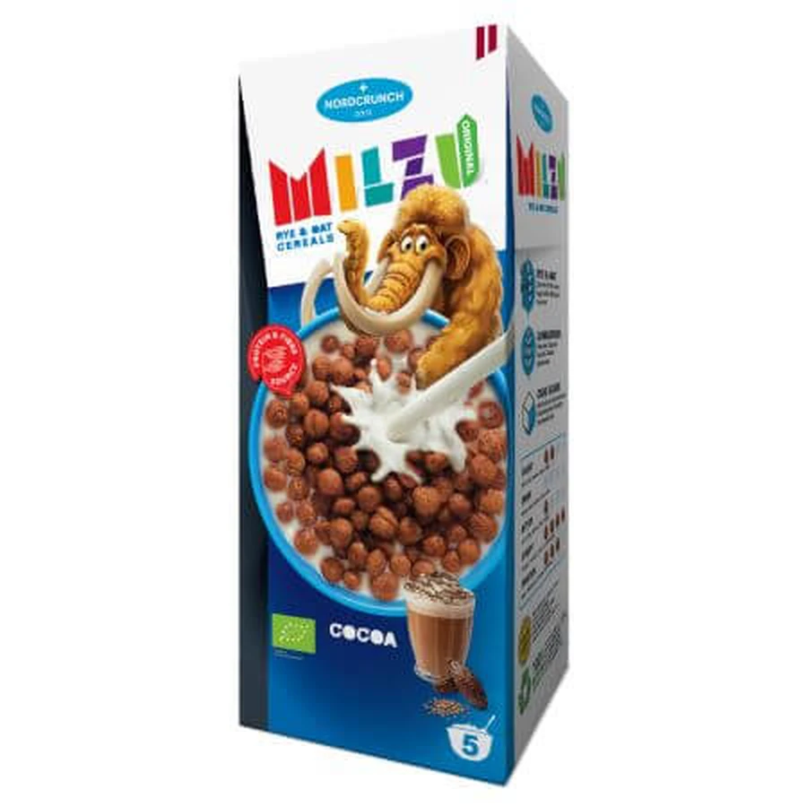 Granen van rogge en haver met cacao, Bio, 150g, Milzu Originals