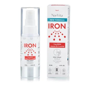 IJzer orale spray met 14 mg ijzer, 30 ml, Norvita
