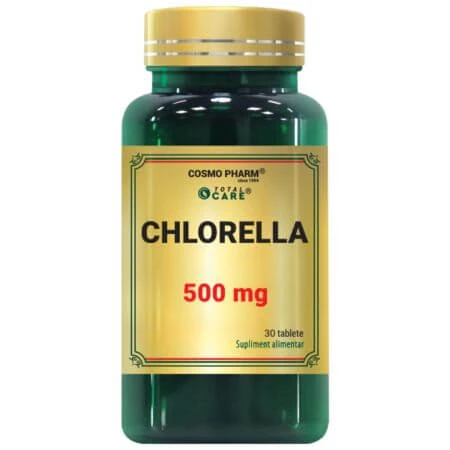 Chlorella, 500 mg, 90 tabletten, Cosmo Pharm