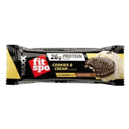 MAXX eiwitreep met koekjes en slagroom, 75 g, FitSpo