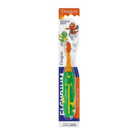 Kindertandenborstel, Draak, 2-6 jaar, Elgydium