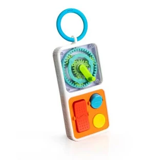 Tablero de actividades sensoriales portátil, Ficha de juego para llevar, +12 meses, Fat Brain