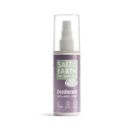 Scharlei & Munt Deodorant Spray, 100 ml, Zout der Aarde