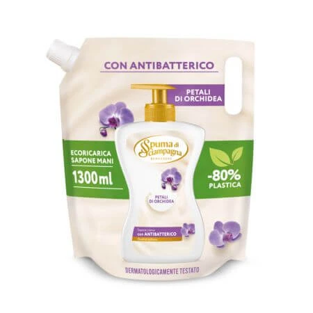 Vloeibare zeep, Orchidee, 1300 ml, Spuma di Sciampagna