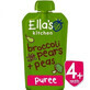 Eco puree van broccoli, peer en erwten, +4maanden, 120g, Ella&#39;s Kitchen