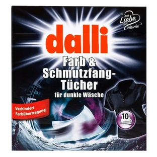 Dalli Tücher zum Waschen von schwarzen Stoffen, 10 Stück