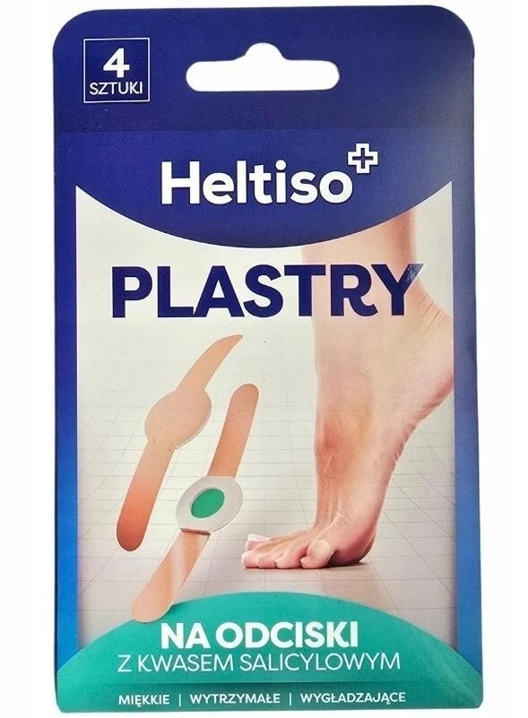Heltiso Likdoornpleisters met salicylzuur, 4 stuks