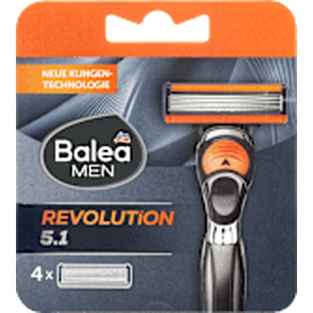 Balea MEN Razor blades, Revolution 5.1, 4 pcs