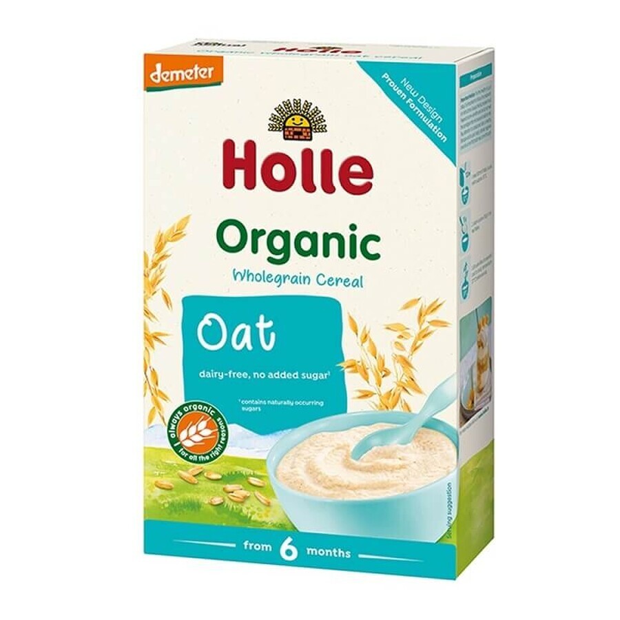 Piure Eco din ovaz organic, +6 luni, 250 g, Holle Baby Food