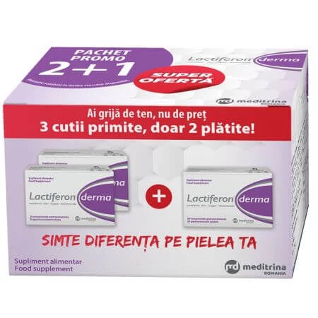 Lactiferon Derma verpakking, 2+1 stuks, Meditrina