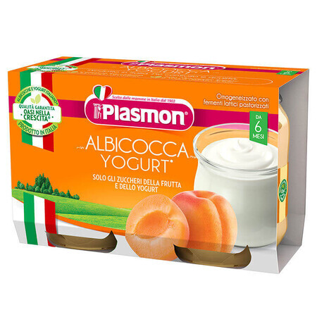 Yogurt Albicocca Plasmon 2x120g