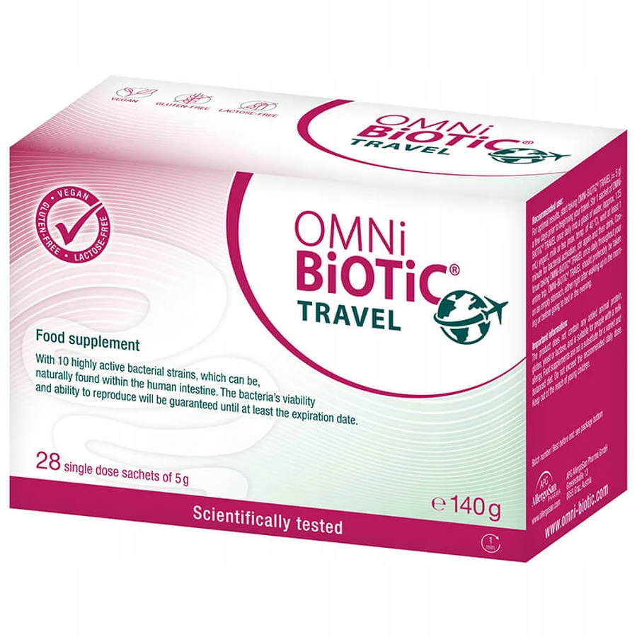 OmniBiotic Travel, Pulver, 5 g x 28 Beutel