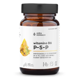 Aura Herbals Vitamin B6 P-5-P 6 mg, 60 Kapseln
