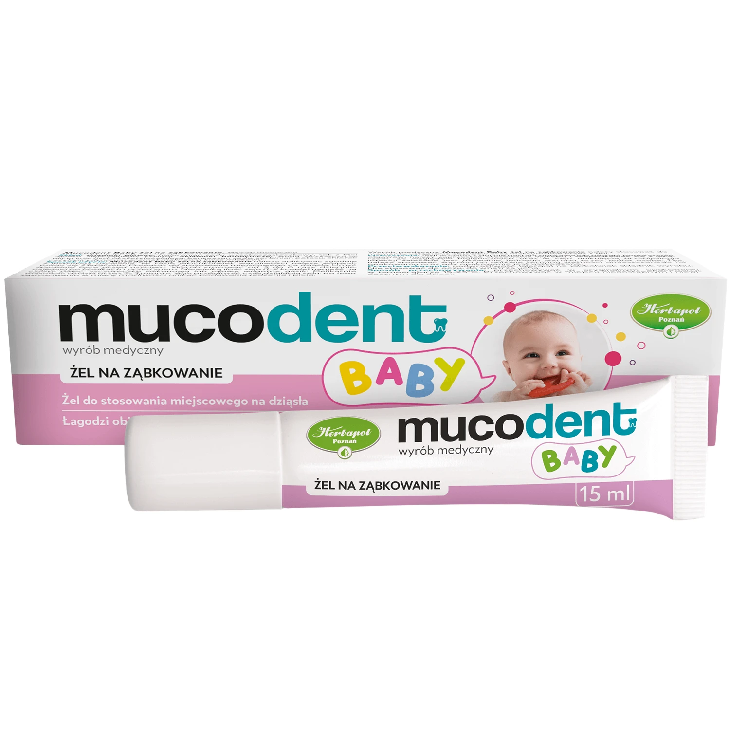 Mucodent Baby, bijtgel, 15 ml