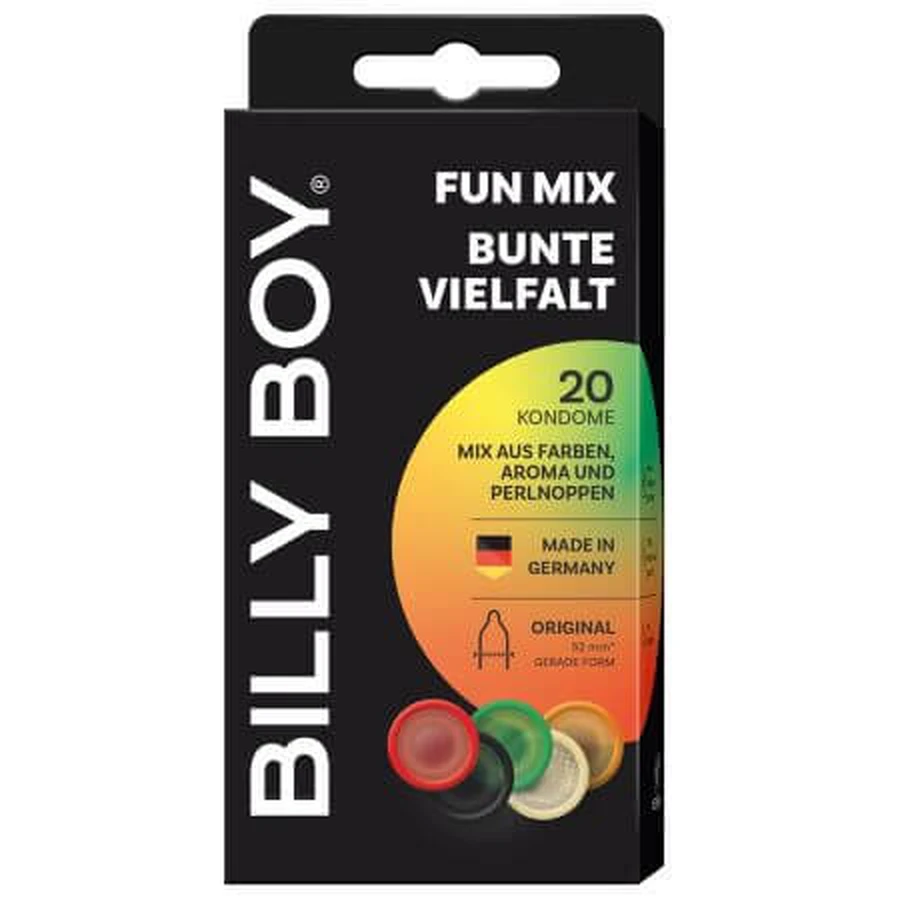 Prezervatieve Fun Mix, 20 stuks, Billy Boy