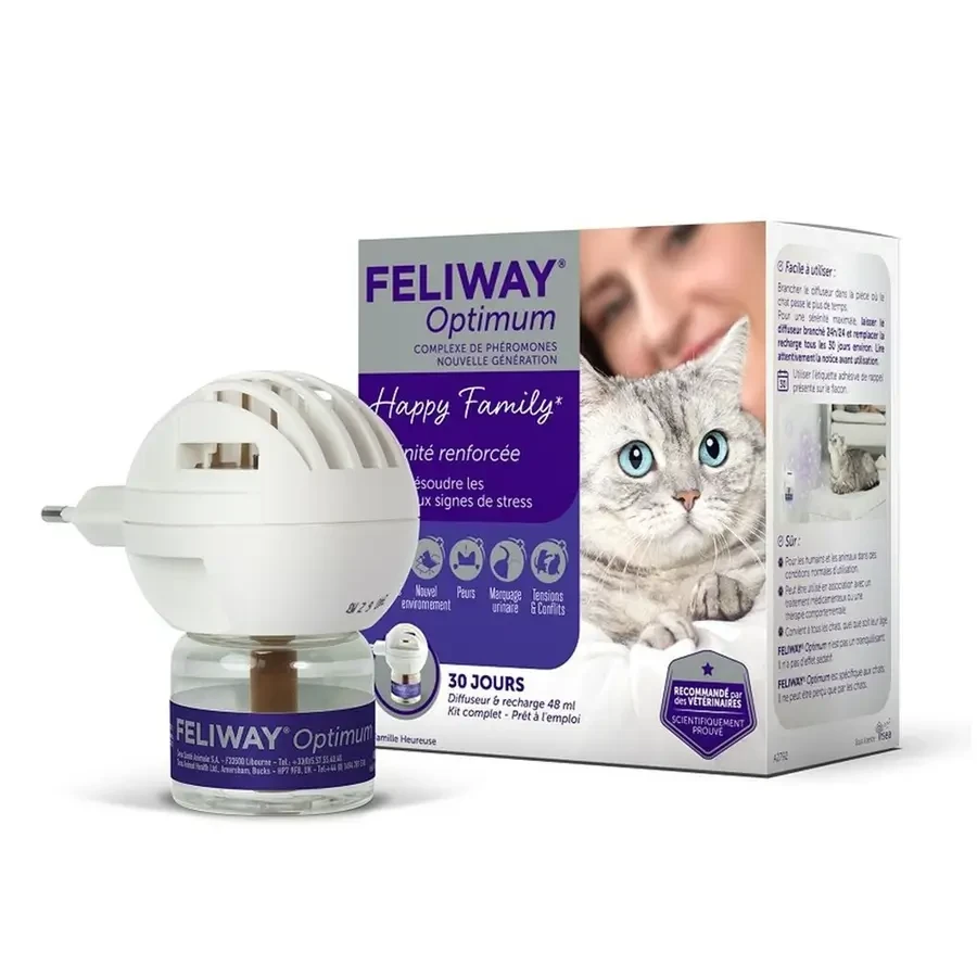 Feliway Optimum Feliway Optimum Dissufor Feliway Optimum, 48 ml, Ceva Sante