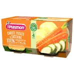 Gehomogeniseerde aardappelpuree en courgettes, +4 maanden, 2x 80g, Plasmon