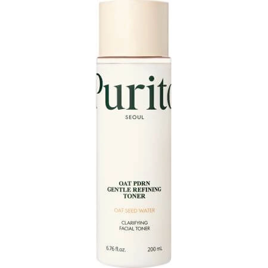 Soothing and repairing face toner with Oat and Pdrn, 200 ml, Purito