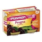 Gehomogeniseerde pruimenpuree, +4 maanden, 2x 104g, Plasmon