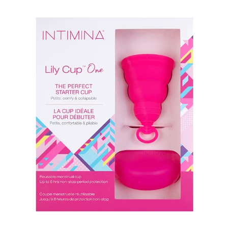 Intimina Lily Cup One, menstruatiecup voor beginners, universele maat, 1 stuk