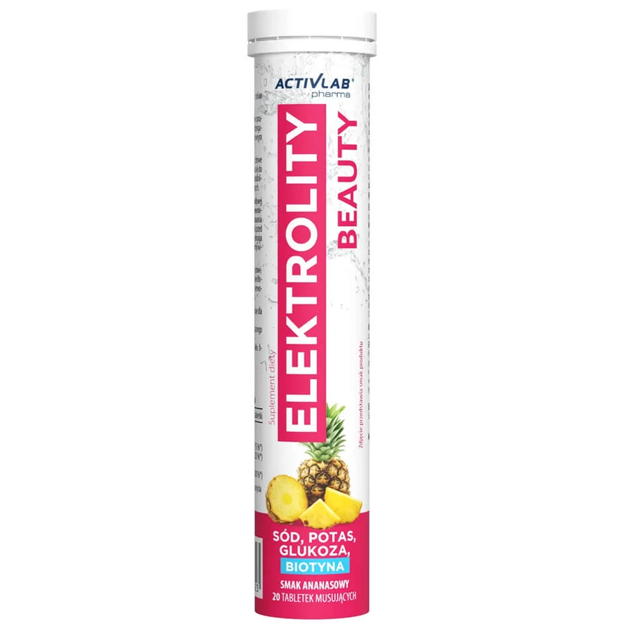 Activlab Pharma Elektrolity Beauty, pineapple flavor, 20 effervescent tablets