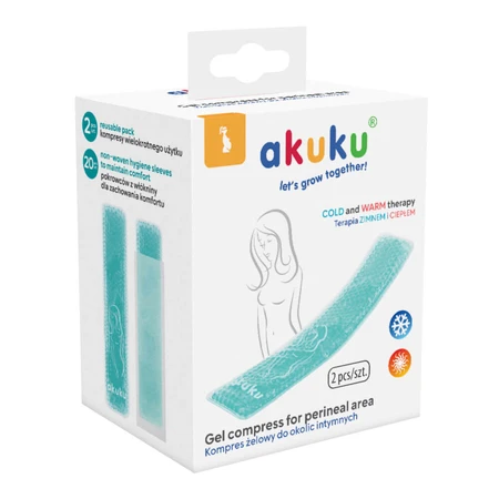 AKUKU, gelkompres voor de intieme zone, 2 stuks