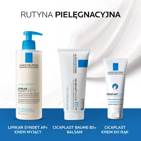 La Roche-Posay Cicaplast Baume B5+ kit, verzachtende regenererende lotion, 100 ml + 40 ml + mini-productdoosje gratis